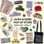 AURA × DDBR Collaboration POP UP｜12月25日（木）〜1月7日（水）渋谷モディで開催 カラフルで心弾むコラボPOPUP